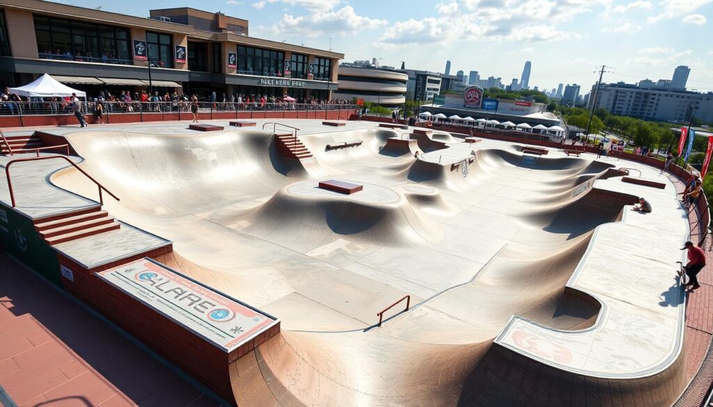 Advanced Skateboarding Park Obstacles