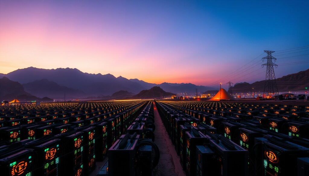 Bitcoin mining operations