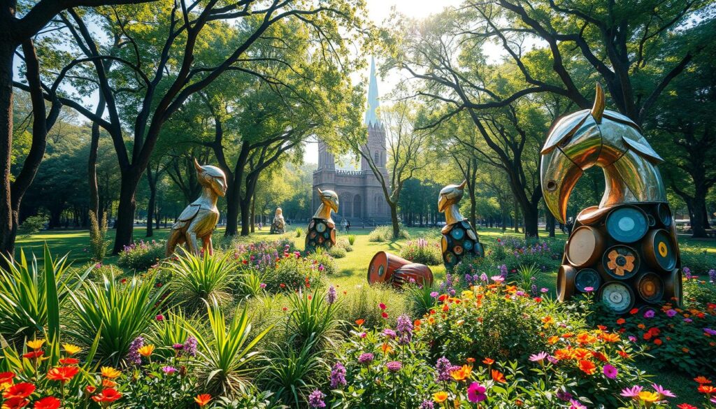 Eco-friendly art installations