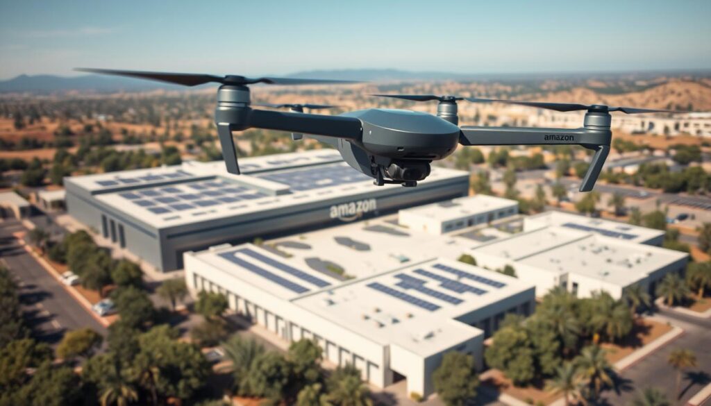 MK30 drone technology at Amazon's Tolleson facility