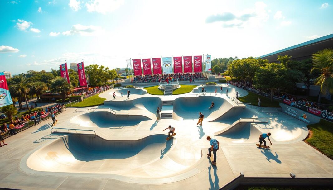 New Skateboarding Park Opens for Olympians