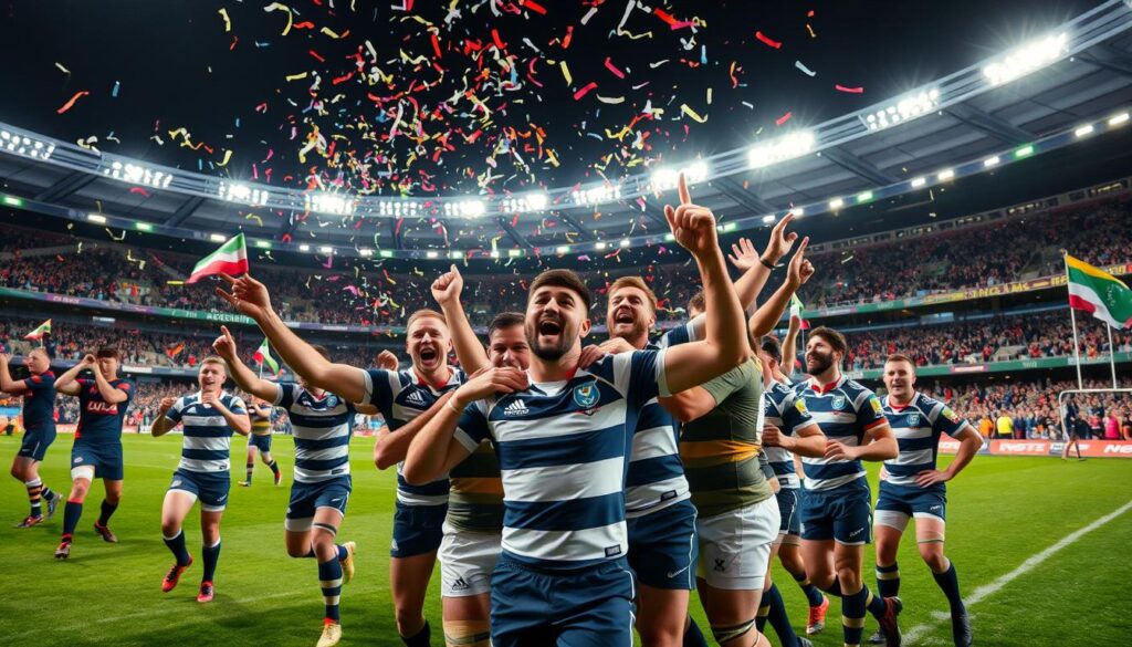 Rugby World Cup Historic Victory