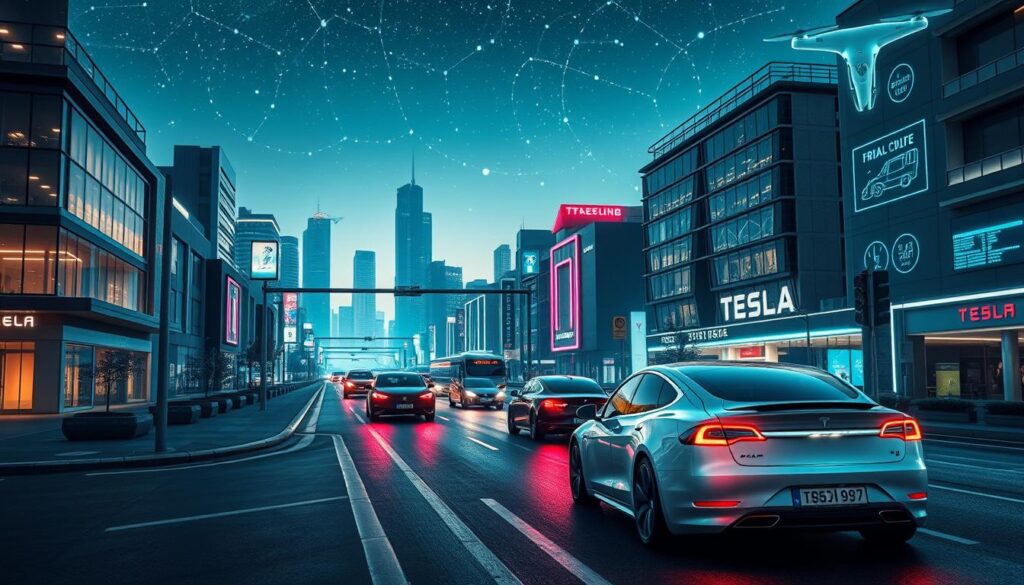 Tesla autonomous vehicles