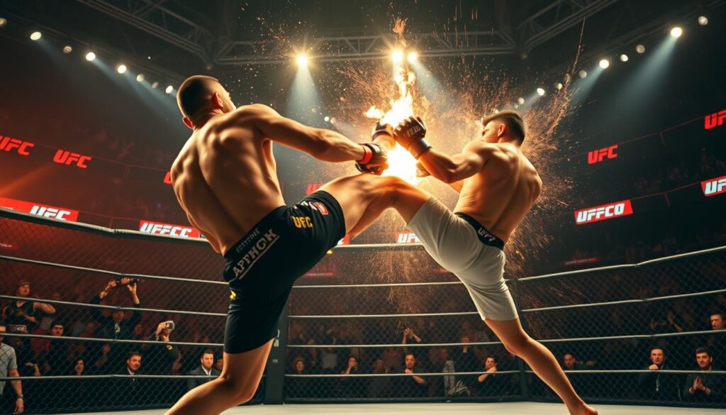 UFC knockout finish