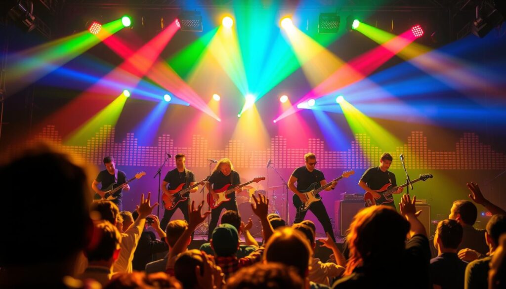 album features rock band